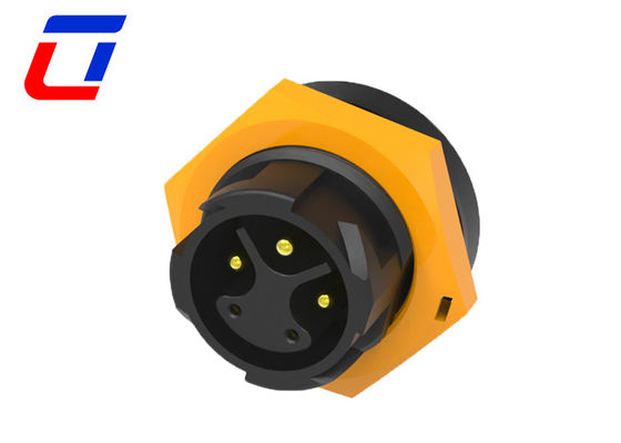 Collegamento di presa del segnale di alimentazione IP67 connettore impermeabile 3 + 2 pin M19 con blocco a spinta