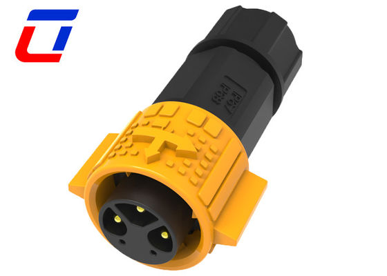 Collegamento di presa del segnale di alimentazione IP67 connettore impermeabile 3 + 2 pin M19 con blocco a spinta