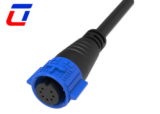 7 pin elettrici 12V connettori a filo impermeabile IP67 M19 connettore a cavo a blocco rapido
