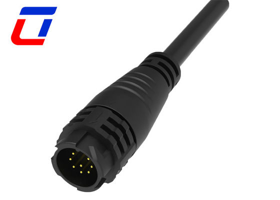 Cable di presa maschile femminile 8 pin connettore impermeabile IP67 M19 con blocco a spinta