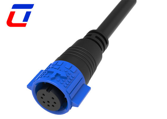 Cable di presa maschile femminile 8 pin connettore impermeabile IP67 M19 con blocco a spinta