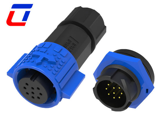 Connessione di filo a 9 pin maschile IP67 montato sul pannello M19
