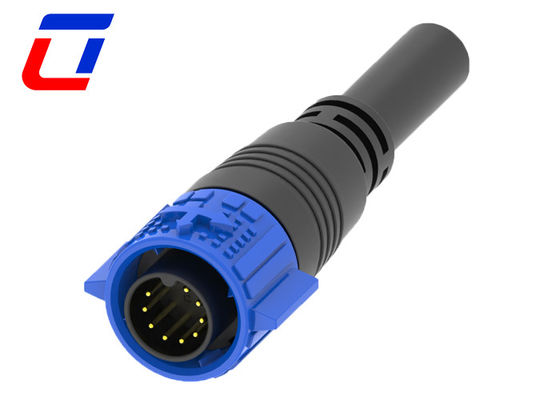 9 pin maschio 12 volt connettori a filo impermeabile M19 connettore a paratia femminile