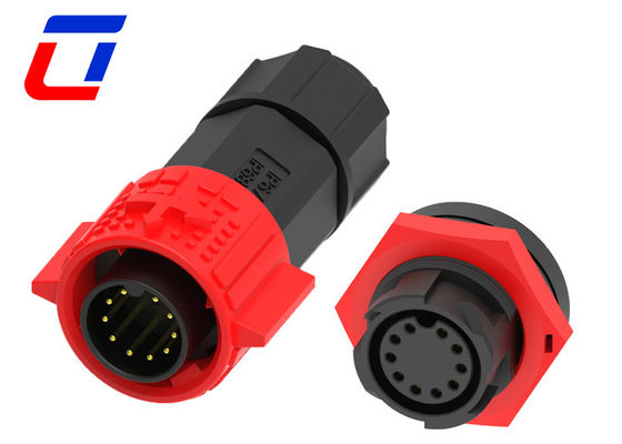 Rossa M19 IP67 connettore impermeabile 10 pin maschio femmina connettore a cavo impermeabile