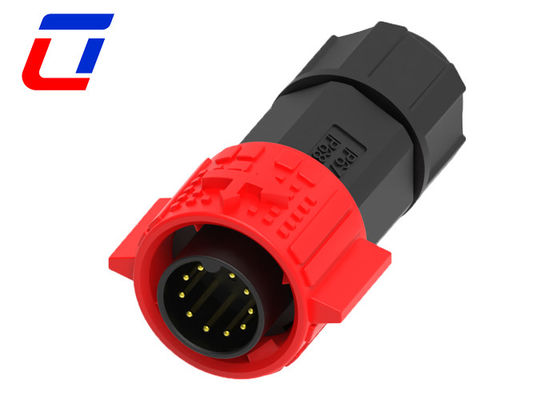 Rossa M19 IP67 connettore impermeabile 10 pin maschio femmina connettore a cavo impermeabile