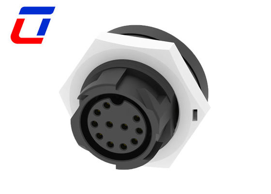 Cable maschio di presa IP67 pannello montato connettore impermeabile 11 pin M19 per luci di crescita