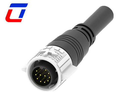 Cable maschio di presa IP67 pannello montato connettore impermeabile 11 pin M19 per luci di crescita