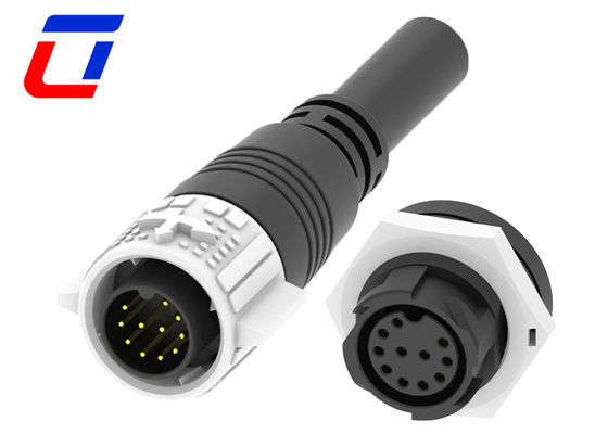 Cable maschio di presa IP67 pannello montato connettore impermeabile 11 pin M19 per luci di crescita