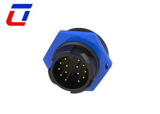 5A 14 pin rotondo IP67 connettore impermeabile M19 tipo di connettore da filo a bordo