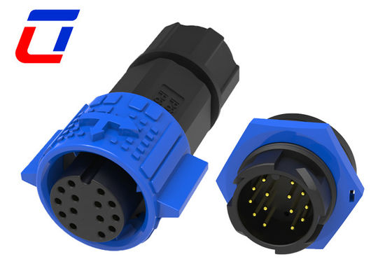 5A 14 pin rotondo IP67 connettore impermeabile M19 tipo di connettore da filo a bordo
