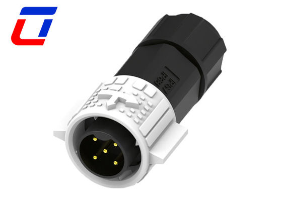 5 pin maschio femmina connettore da filo a filo tipi M19 impermeabile con blocco a spinta