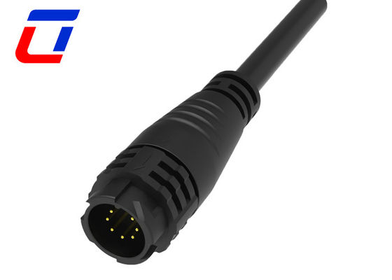 7 Pin 5A Push Lock Wire To Board Cable Connectors impermeabile modellato con cavo M19