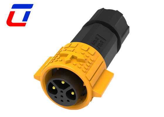 Connettore impermeabile ip67 ad alte prestazioni PA66 in plastica 3+5 multi pin M19