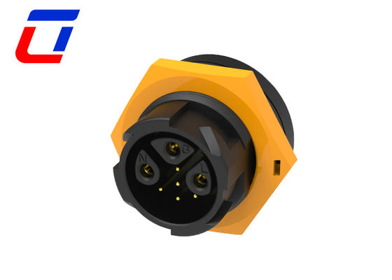 Connettore impermeabile ip67 ad alte prestazioni PA66 in plastica 3+5 multi pin M19