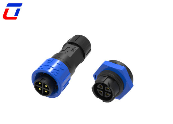 Industrial M16 4 pin 300V Waterproof Male To Female Connector per ambienti difficili