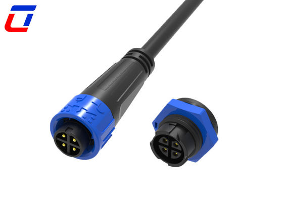 Industrial M16 4 pin 300V Waterproof Male To Female Connector per ambienti difficili
