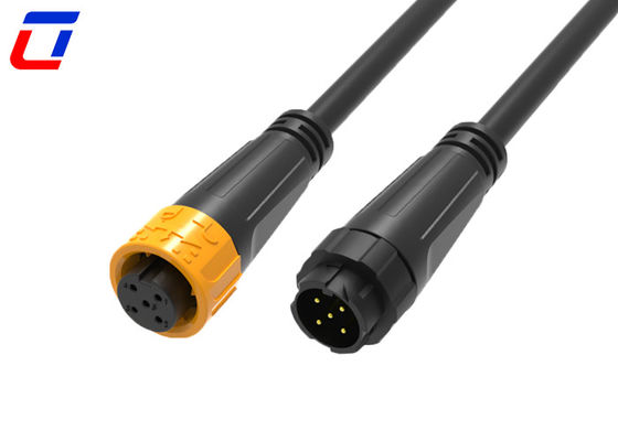 M16 5 Pin 300V Push Lock connettore circolare impermeabile IP67 per applicazioni pesanti