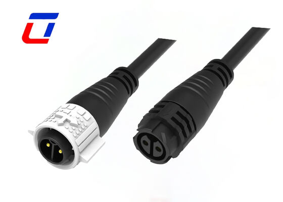 M19 2Pin 20A Push Lock Power Waterproof High Current Power Connector
