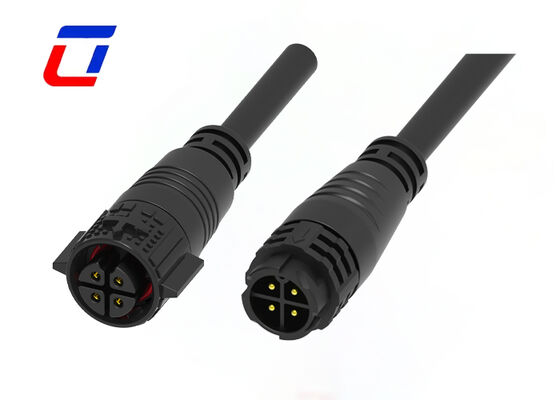 Connettore di alimentazione maschio-femmina M19 a 4 pin impermeabile IP67 da 300V 15A per esterni