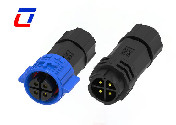Connettore di alimentazione maschio-femmina M19 a 4 pin impermeabile IP67 da 300V 15A per esterni