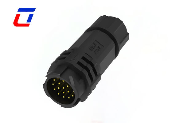 18 pin connettore circolare M19 cavo a cavo connettori elettrici esterni a blocco rapido