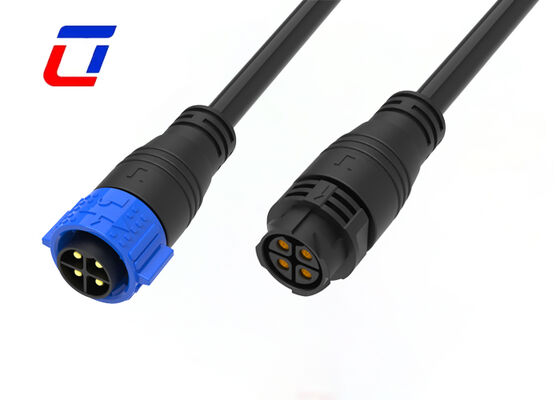 Connettori elettrici impermeabili 500V M25 a 4 pin con blocco a pressione