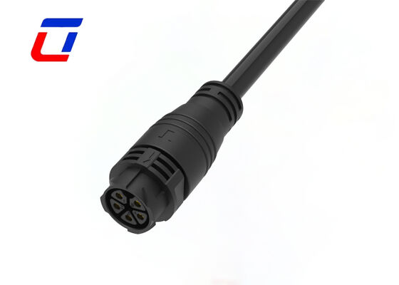 5 pin di potenza idraulica industriale 300V M25 Cable Push Lock Maschio a connettore femminile