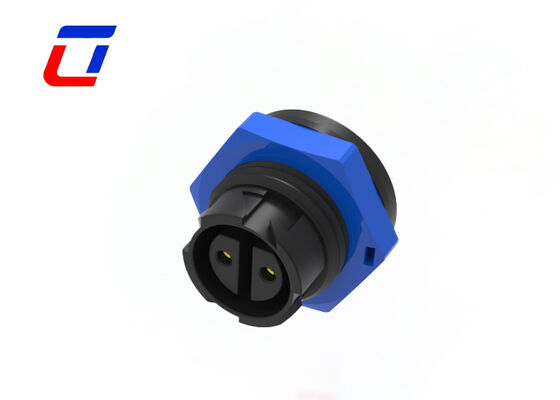 Connettore di alimentazione circolare a 2 pin M16 10A 300V, maschio femmina, impermeabile