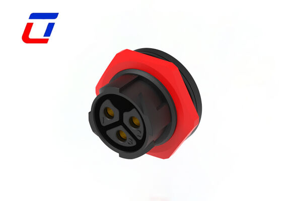 Connettore presa a 3 pin M25 50A Connettore di alimentazione impermeabile per nuove energie