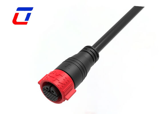 Connettori circolari in plastica M25 2+20Pin Connettore impermeabile IP67 a bassa tensione