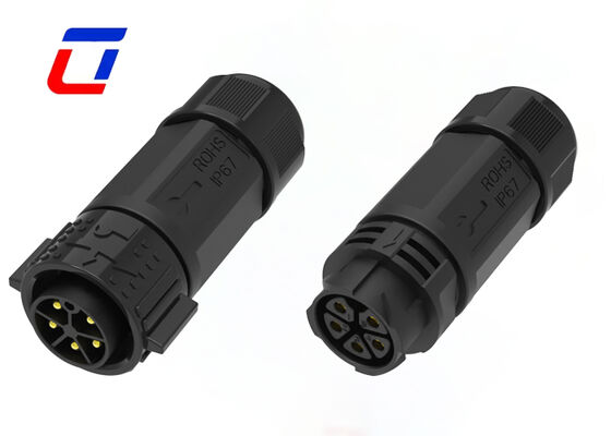 50A M25 5 Pin Male Female Connector IP67 Quick Release Solar Connectors For Power