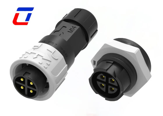 Connettore a pannello circolare 4Pin M16 IP67 10A Connettori per cavi impermeabili