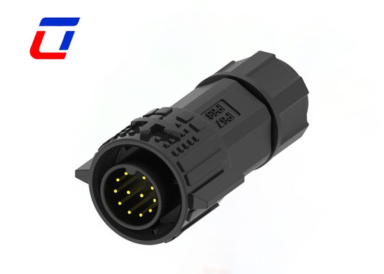 Connettore da pannello M19 a 12 pin, impermeabile, connettori da filo a scheda a scollegamento rapido