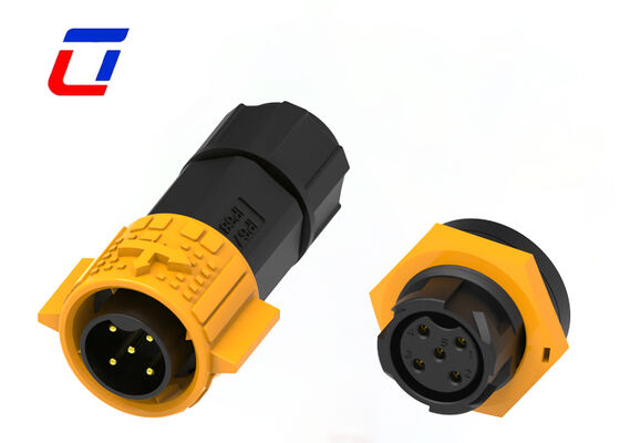 Connettori elettrici maschio femmina a 5 pin M19, connettore da filo a scheda ad alta corrente