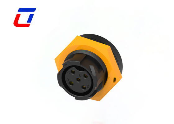 Connettori elettrici maschio femmina a 5 pin M19, connettore da filo a scheda ad alta corrente