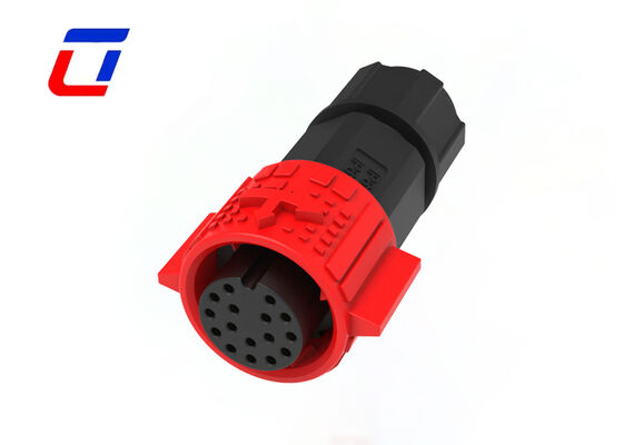 300V M19 Waterproof Connector 16 Pin Quick Lock Outdoor Data Connectors
