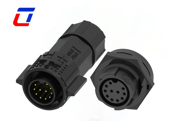 11 Pin M19 Connettore circolare pannello di montaggio IP67 connettori impermeabili Automotive