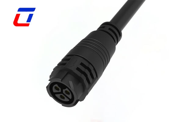 20A 3 Pin Power Cable Connector M19 DC Waterproof Quick Connector