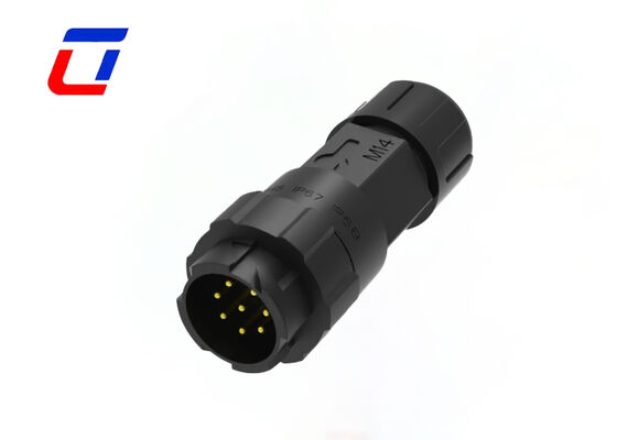 M16 IP67 Waterproof Circular Connectors 8 Gauge Male To Female Connector For Data