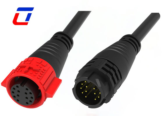 Connettore per cavi impermeabile M19 a 14 pin 300V a bassa tensione connettori solari IP67