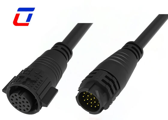 Connettori per fili a connessione rapida impermeabili a bassa tensione da 300V M19 connettore dati a 18 pin