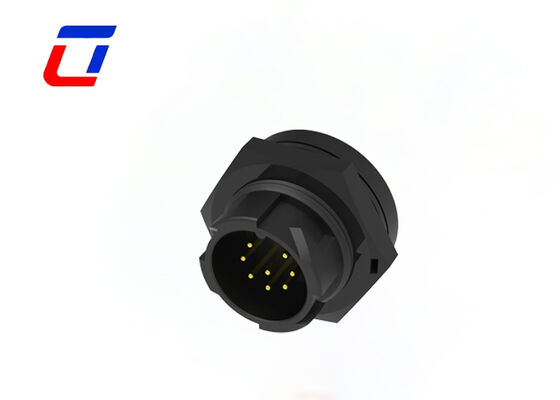 10A 8 Pin Connettore Circolare M19 Push Locking Filo a Scheda Connettore per Dati