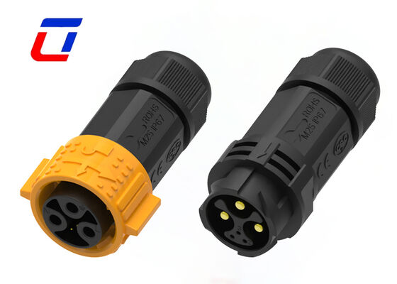 M25 3+3 Pin connettore idropurtante per automobili ODM tipi di connettore rotondo