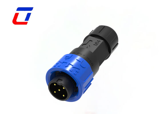 10A M16 4 pin connettori elettrici spingere bloccaggio del filo esterno per il connettore di bordo