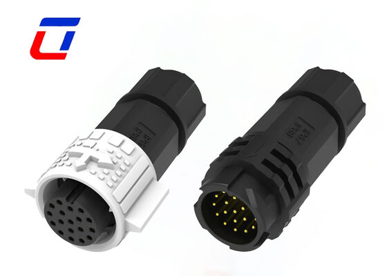 Connettore dati cavo M19 a 18 pin a sgancio rapido impermeabile IP67 300 Volt
