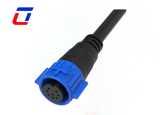 Connettori per cavi impermeabili automobilistici con chiusura rapida per connettore dati a 8 pin M19 da 300 V