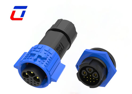 PA66 M19 3+9 connettori di segnale e alimentazione a pin IP67 connettore di montaggio a pannello circolare
