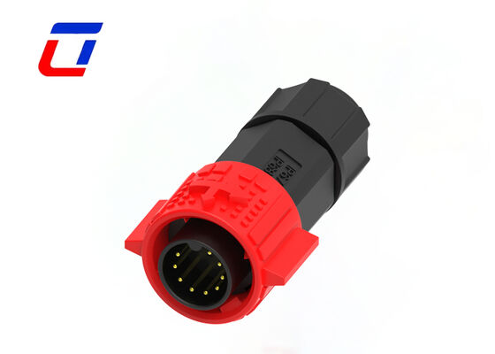 Connettore per dati a 9 pin IP67 impermeabile a oro M19 Tipo di connettore da cavo a tavola