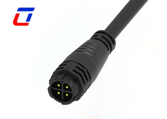 15A 4 pin connettori elettrici da cavo a cavo M19 PA66 connettore di alimentazione in plastica impermeabile