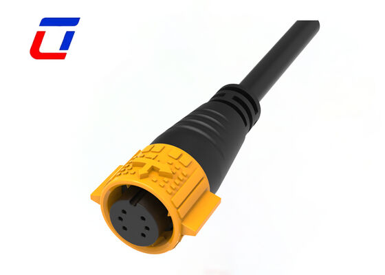 M19 connettori da cavo maschio a cavo femmina OEM 6 pin connettore impermeabile 300V per dati